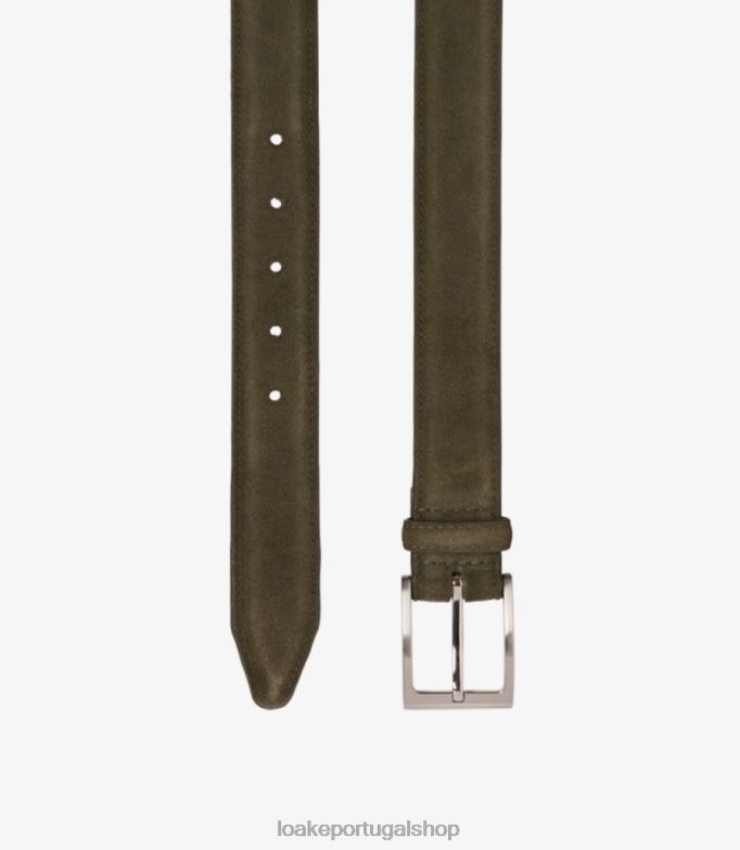 acessórios camurça verdecinto de william Loake 8Z80L218