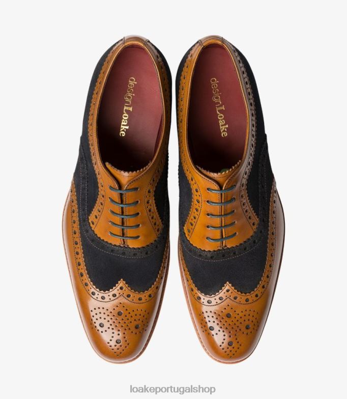 brogues camurça azul marinhothompson Loake 8Z80L21