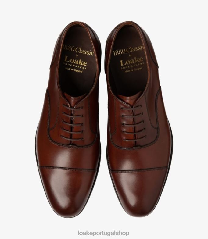 gravatas lisas mogno queimadoportão de pedra Loake 8Z80L140