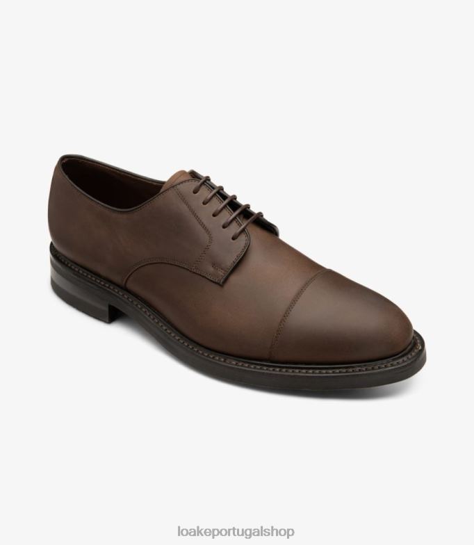 gravatas lisas nubuck oleado marrommais adiante Loake 8Z80L146