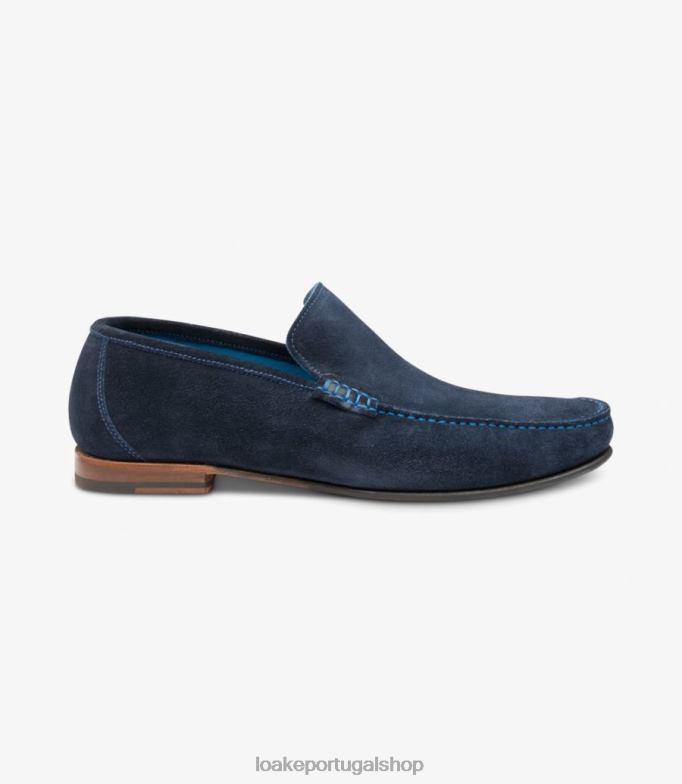 mocassins camurça azul marinhonicholson Loake 8Z80L66