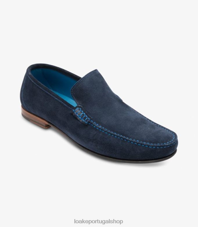 mocassins camurça azul marinhonicholson Loake 8Z80L66