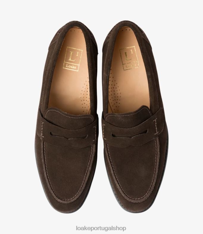 mocassins camurça marrom escuro356 Loake 8Z80L59