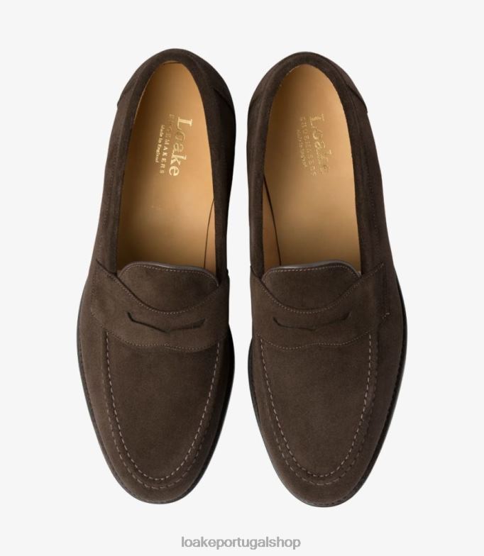 mocassins camurça marrom escuroimperial Loake 8Z80L54