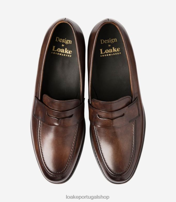 mocassins marrom escuroperucas Loake 8Z80L58