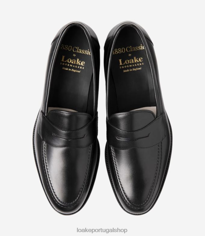 mocassins negro de carbonocarpa Loake 8Z80L47