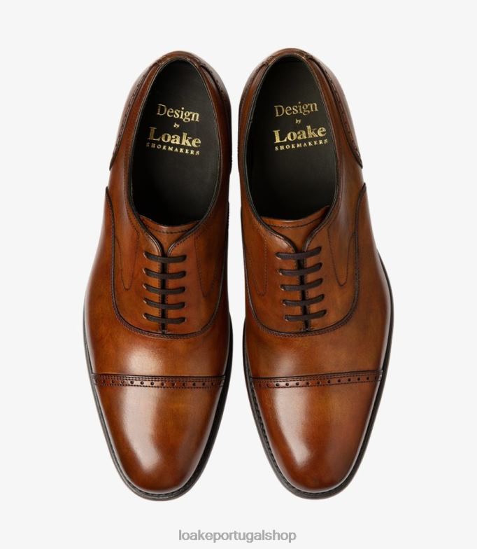 semi brogues marrom castanhohughes Loake 8Z80L174
