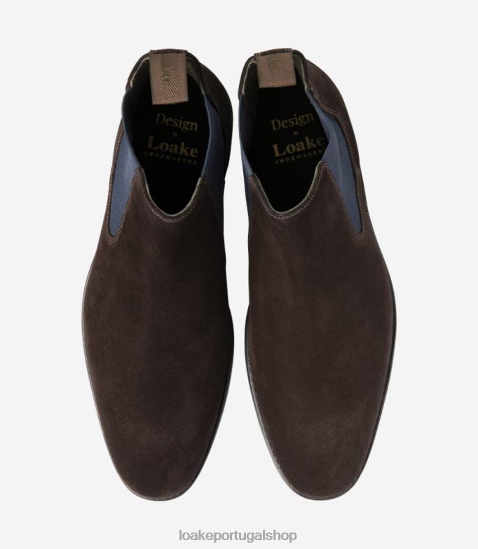 botas camurça marrom escuroaviso Loake 8Z80L103