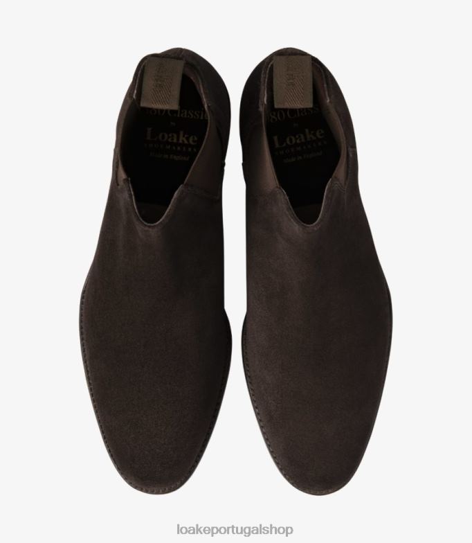 botas camurça marrom escurocobregate Loake 8Z80L92