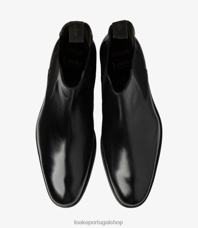 botas pretoaviso Loake 8Z80L99