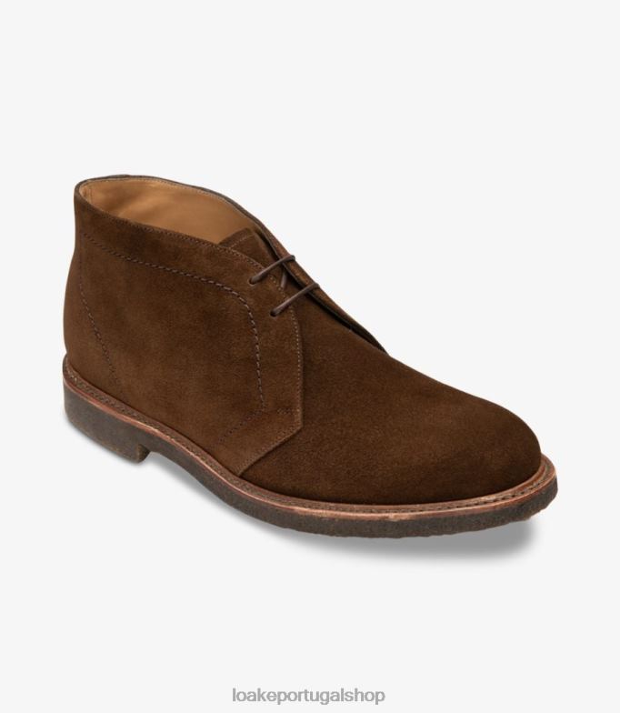 botas camurça marrompedra viva Loake 8Z80L113